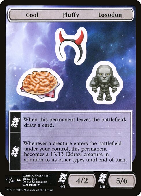 Cool Fluffy Loxodon — Unfinity Sticker Sheets 28