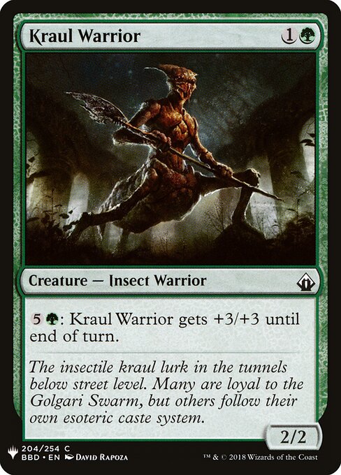Kraul Warrior — The List BBD-204