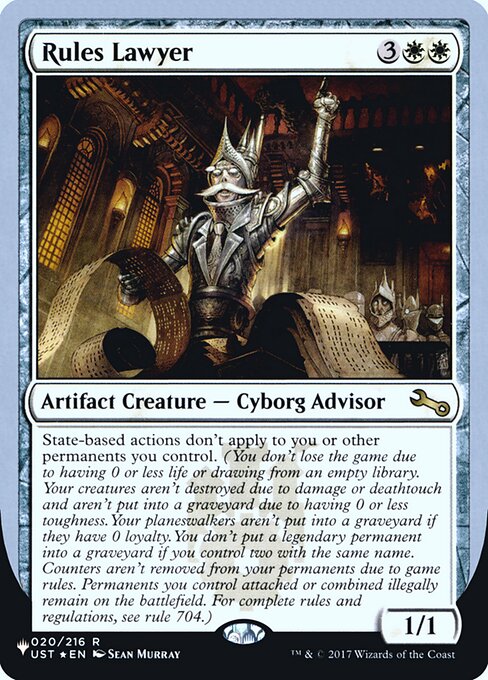 Rules Lawyer — The List (Unfinity Foil Edition) 7