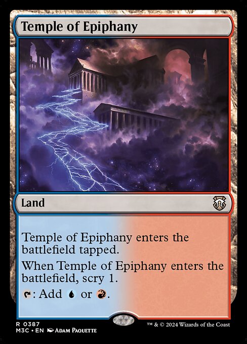 Templo da Epifania — Modern Horizons 3 Commander 387