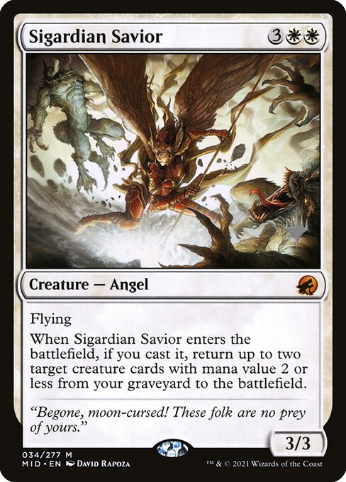 Salvadora Sigardiana — Innistrad: Midnight Hunt Promos 34p