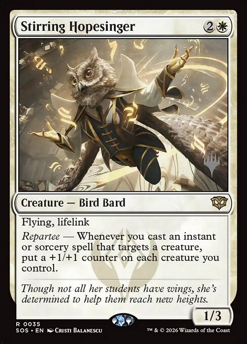 Stirring Hopesinger — Secrets of Strixhaven Promos 35p