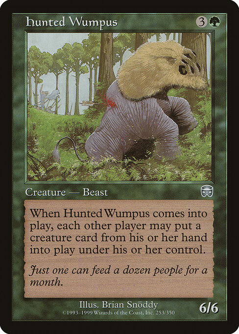 Wumpus Caçado — Mercadian Masques 253