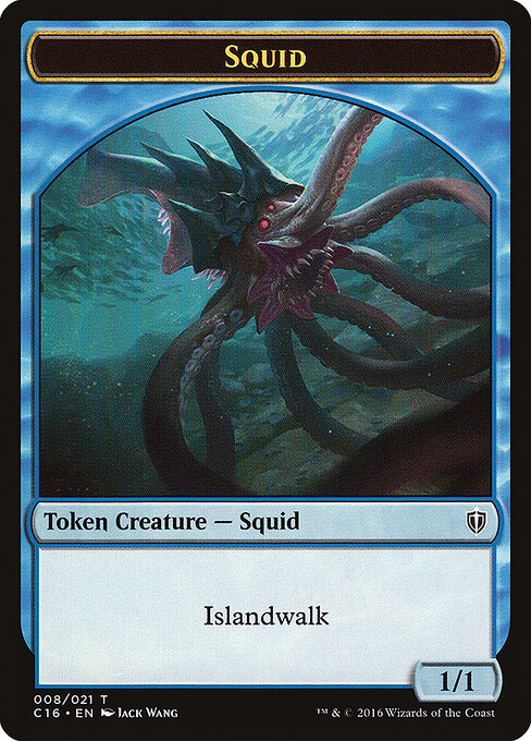 Squid — Commander 2016 Tokens 8