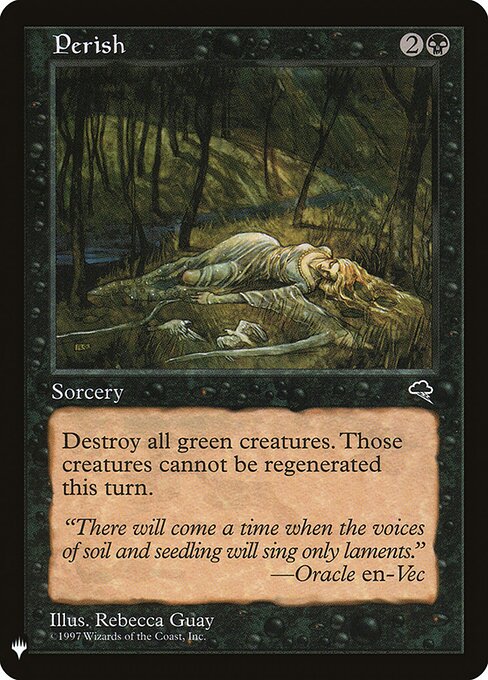 Perecer — The List TMP-147