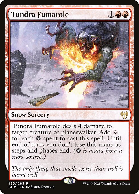 Fumarola da Tundra — Kaldheim 156