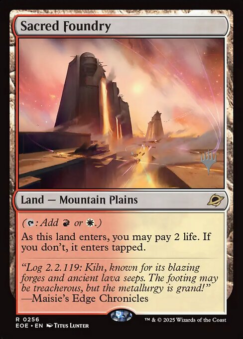 Fundição Sagrada — Edge of Eternities Promos 256p