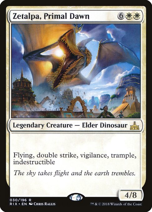 Zetalpa, Aurora Primordial — Rivals of Ixalan Promos 30p