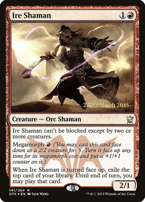 Xamã da Ira — Dragons of Tarkir Promos 141s
