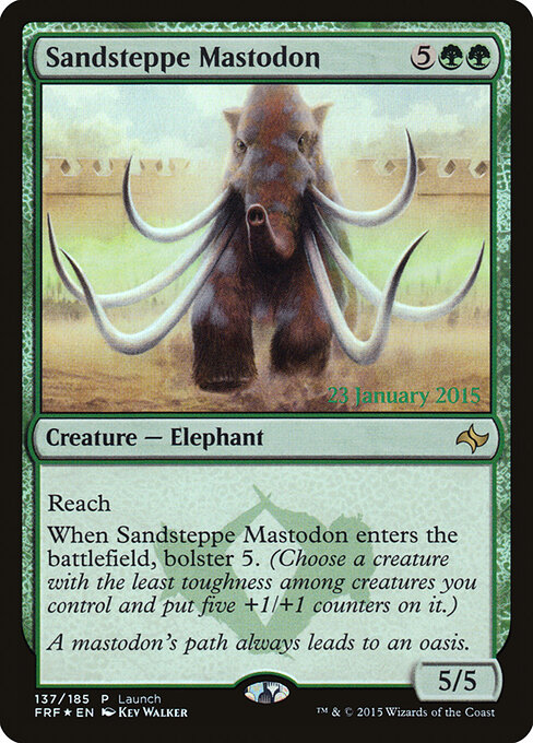 Mastodonte da Estepe Arenosa — Fate Reforged Promos 137