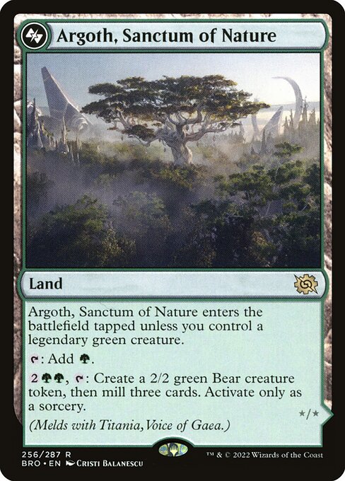 Argoth, Sanctum of Nature — The Brothers' War 256