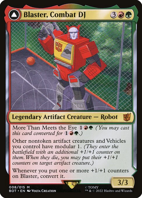 Blaster, Combat DJ — Transformers 8