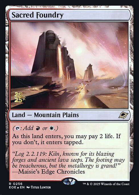 Fundição Sagrada — Edge of Eternities Promos 256s