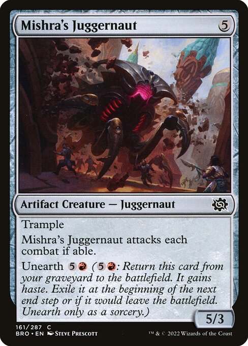 Juggernaut de Mishra — The Brothers' War 161