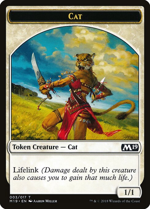 Cat — Core Set 2019 Tokens 3