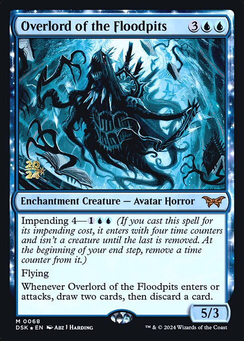Overlord of the Floodpits — Duskmourn: House of Horror Promos 68s