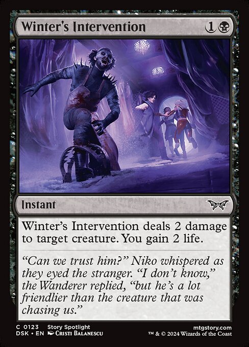 Winter's Intervention — Duskmourn: House of Horror 123