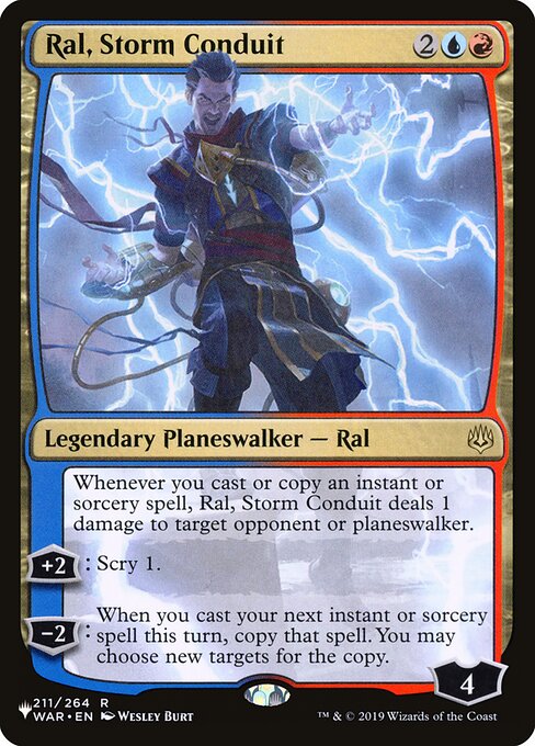 Ral, Conduíte da Tempestade — The List WAR-211