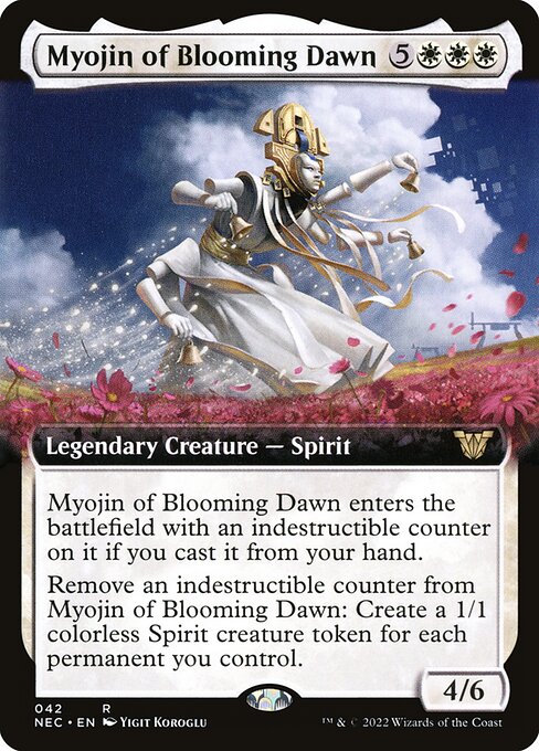 Myojin da Aurora Florescente — Neon Dynasty Commander 42