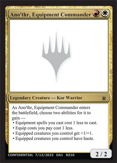 Ano'thr, Equipment Commander — Unknown Event RZ10