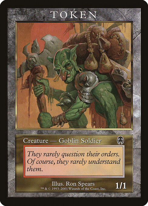 Goblin Soldier — Magic Player Rewards 2001 6