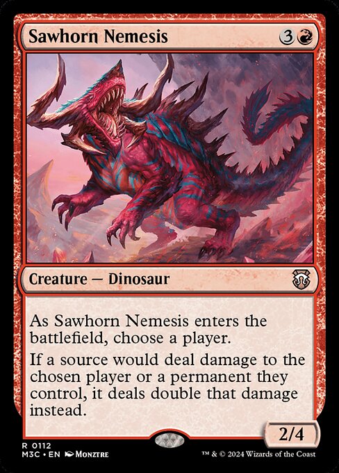 Sawhorn Nemesis — Modern Horizons 3 Commander 112