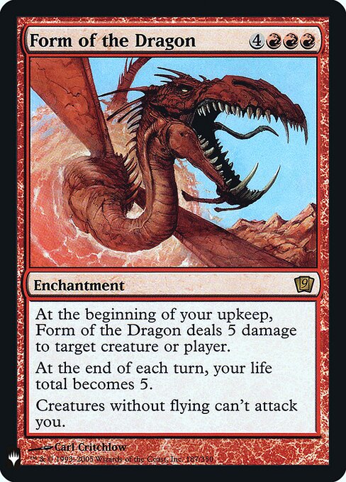 Forma do Dragão — The List 9ED-187
