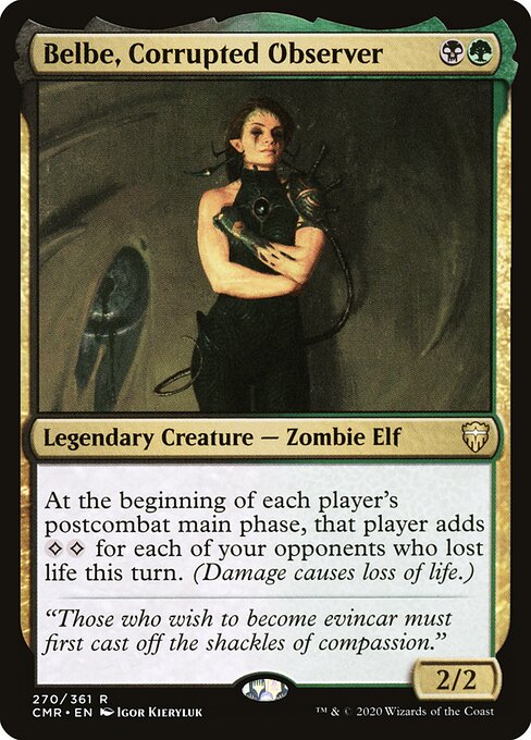 Belbe, Observadora Corrompida — Commander Legends 270