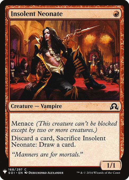 Neófito Insolente — The List SOI-168