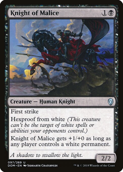 Cavaleira da Maleficência — Dominaria 97