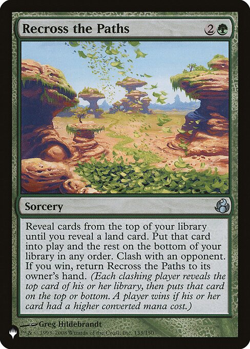 Reatravessar as Trilhas — The List MOR-133