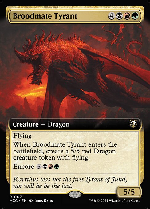 Broodmate Tyrant — Modern Horizons 3 Commander 71
