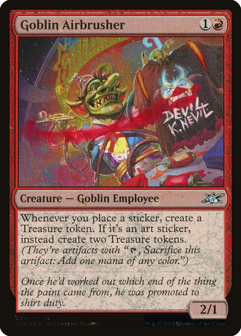 Goblin Airbrusher — Unfinity 394