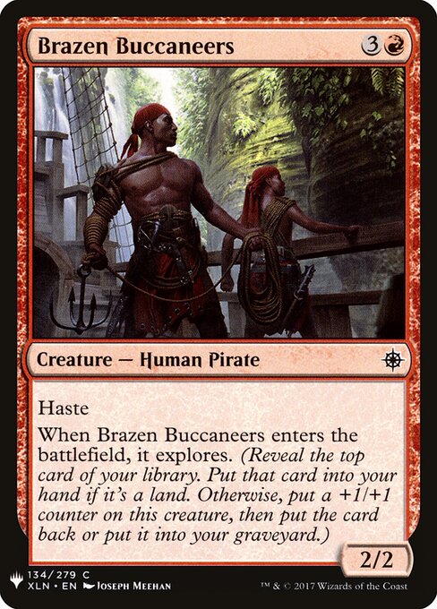 Bucaneiros Brônzeos — The List XLN-134