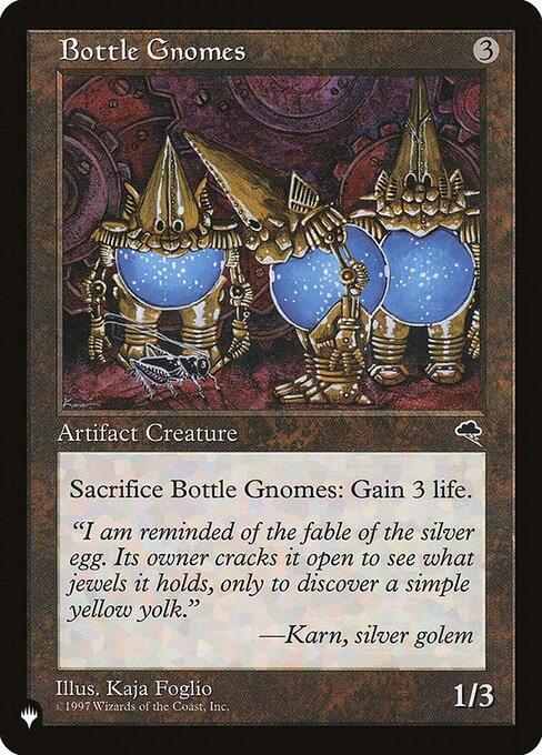 Gnomos de Garrafa — The List TMP-278