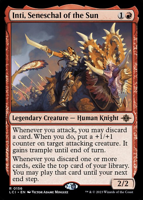 Inti, Senescal do Sol — The Lost Caverns of Ixalan Promos 156p