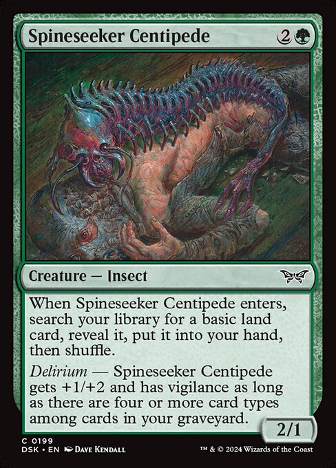 Spineseeker Centipede — Duskmourn: House of Horror 199