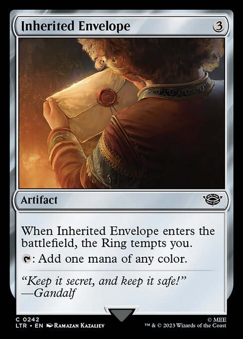 Envelope Herdado — The Lord of the Rings: Tales of Middle-earth 242