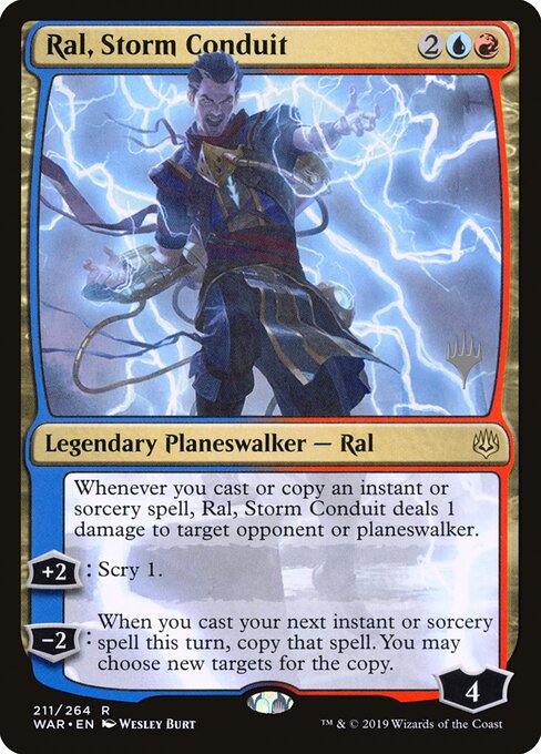 Ral, Conduíte da Tempestade — War of the Spark Promos 211p