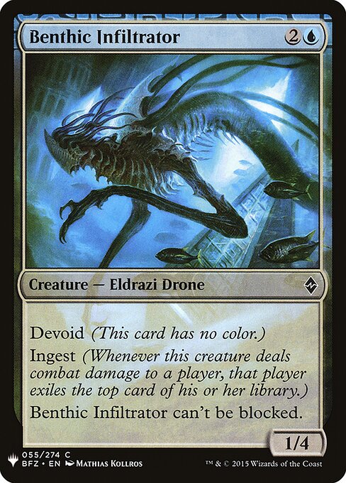 Infiltrador Bêntico — The List BFZ-55