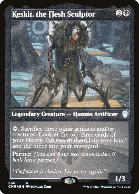 Keskit, o Escultor da Carne — Commander Legends 565