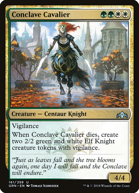 Cavaleira do Conclave — Guilds of Ravnica 161