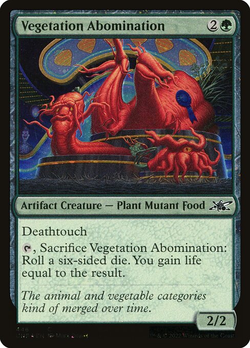 Vegetation Abomination — Unfinity 446