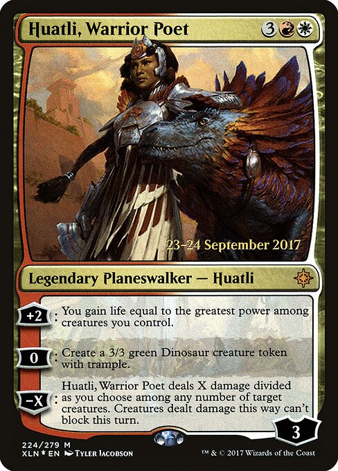 Huatli, Poetisa Guerreira — Ixalan Promos 224s