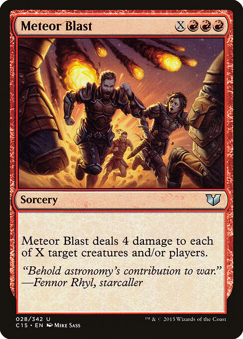 Meteor Blast — Commander 2015 28