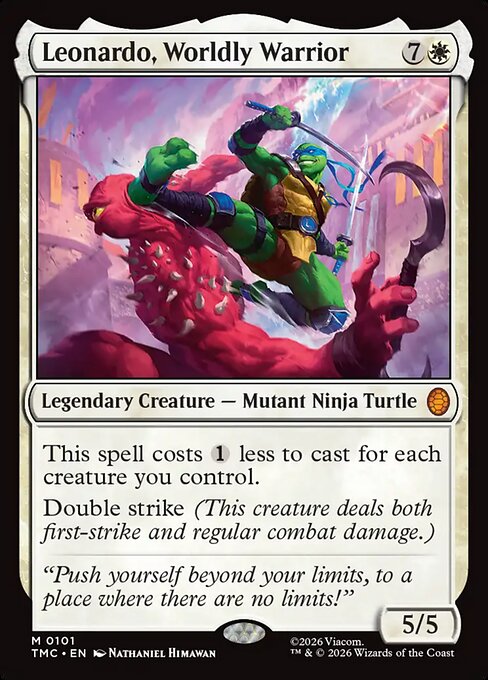 Leonardo, Worldly Warrior — Teenage Mutant Ninja Turtles Eternal 101