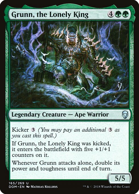 Grunn, o Rei Solitário — Dominaria 165