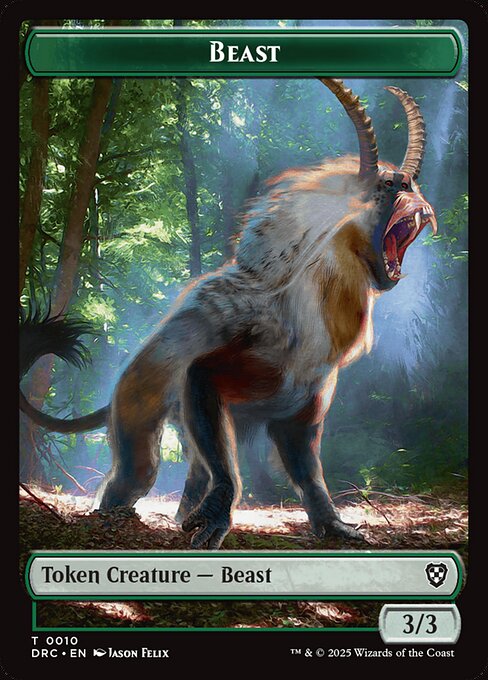 Beast — Aetherdrift Commander Tokens 10