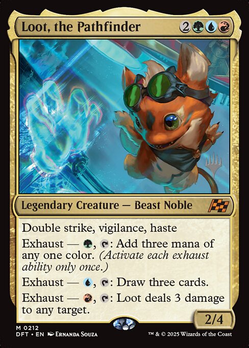 Loot, the Pathfinder — Aetherdrift Promos 212p