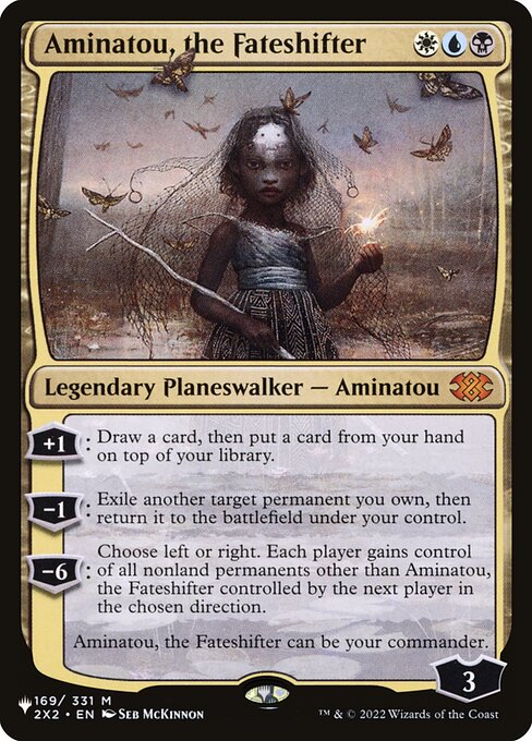 Carta-chave do deck campeão: Aminatou, the Fateshifter
